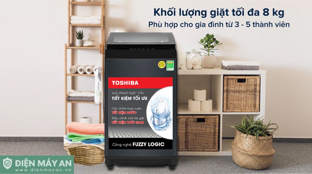 Máy Giặt Toshiba 8kg AW-M905BV(MK)